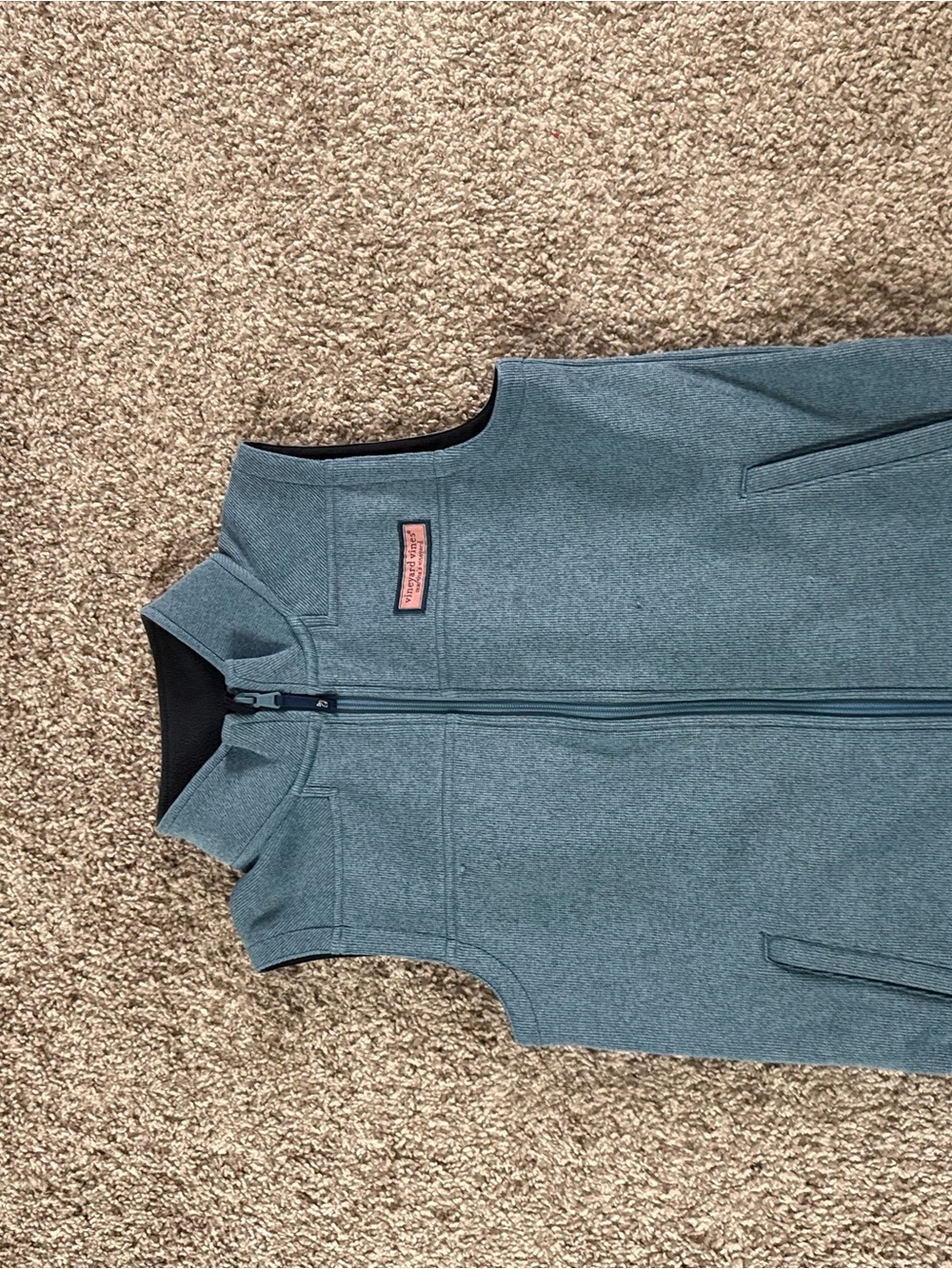 Vineyard Vines Teal Blue Kids Performance Vest